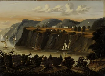 Blick auf West Point, 1840-1860